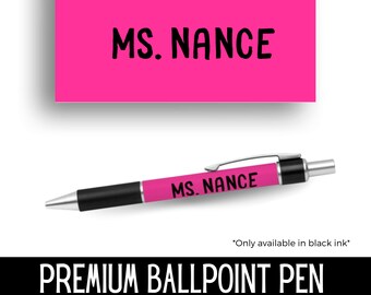 Personalized Pen, Pen, Teacher Gifts, Librarian Gifts
