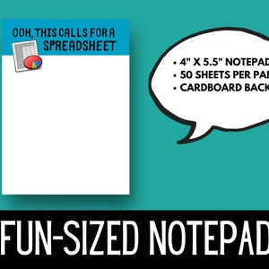 Accountant Gift, Notepad, Work from Home