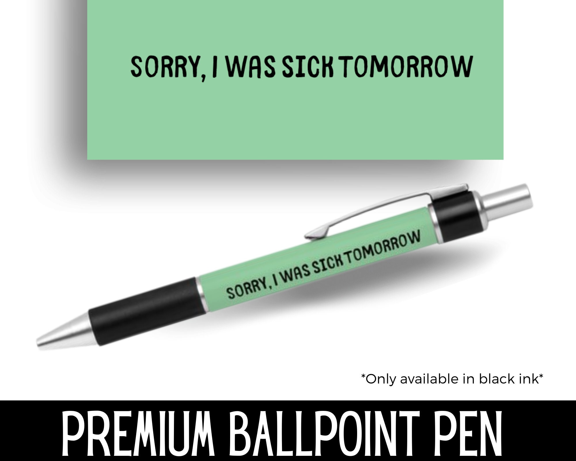 5 Pack Motivational Pens, Funny Inspirational Pen Set For