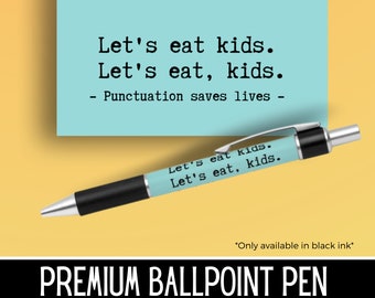 Punctuation Saves Lives Pen, English Teacher Gift