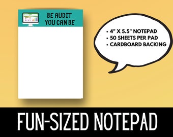 Accountant gift, Accountant, Notepad, Work from Home