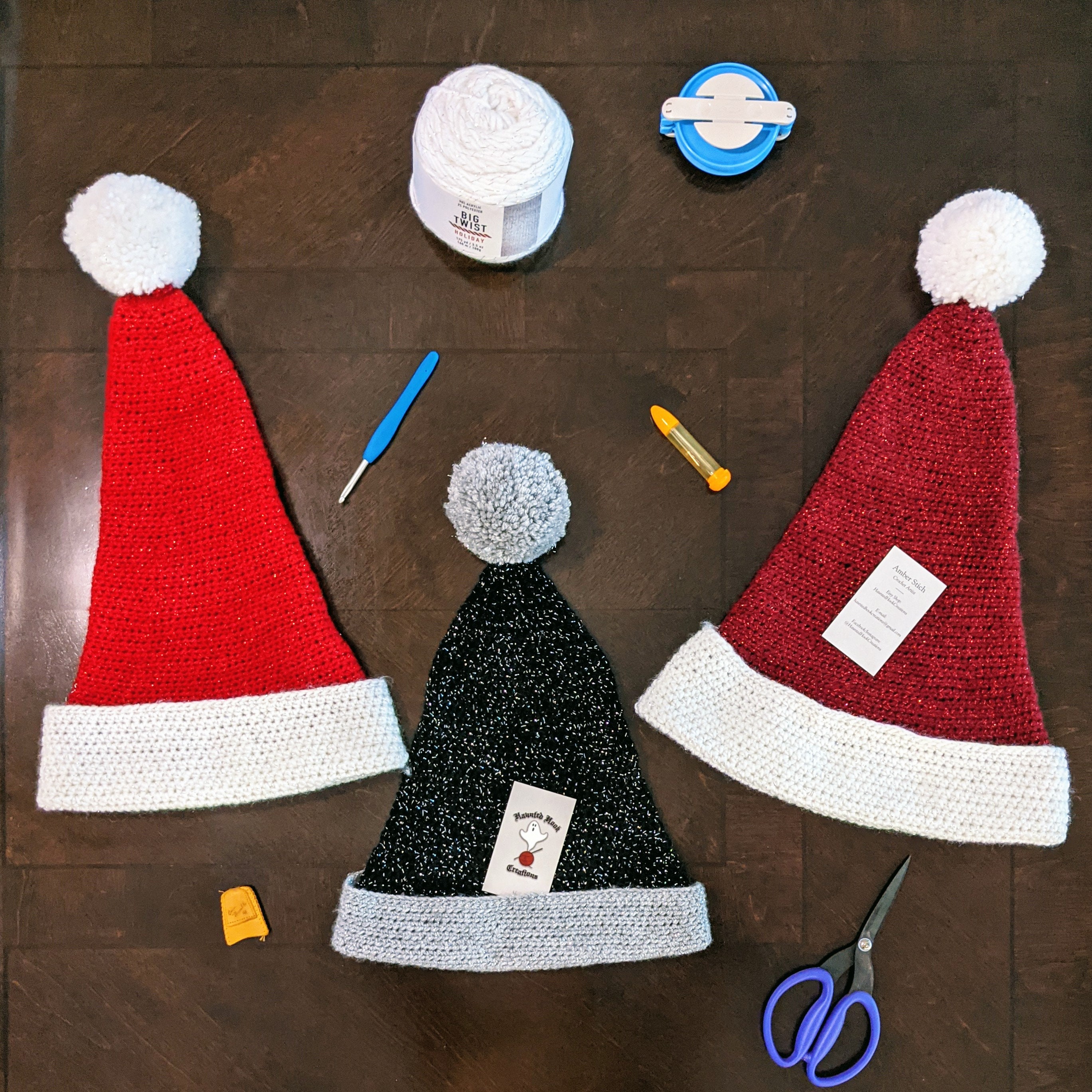 30 Santa Hat Crochet Patterns for Festive Photos, Costumes, and Cozy Holiday Makes 31 Long Santa Hat Crochet Pattern