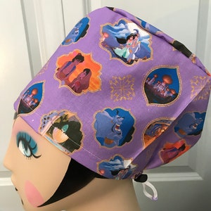 Women&#39;s Scrub hat, head covering, chemo cap~ Aladdin