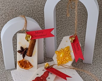 Enchanting Handcrafted Soy Wax Sachets - Christmas Aroma Wardrobe Freshener for Home and Car
