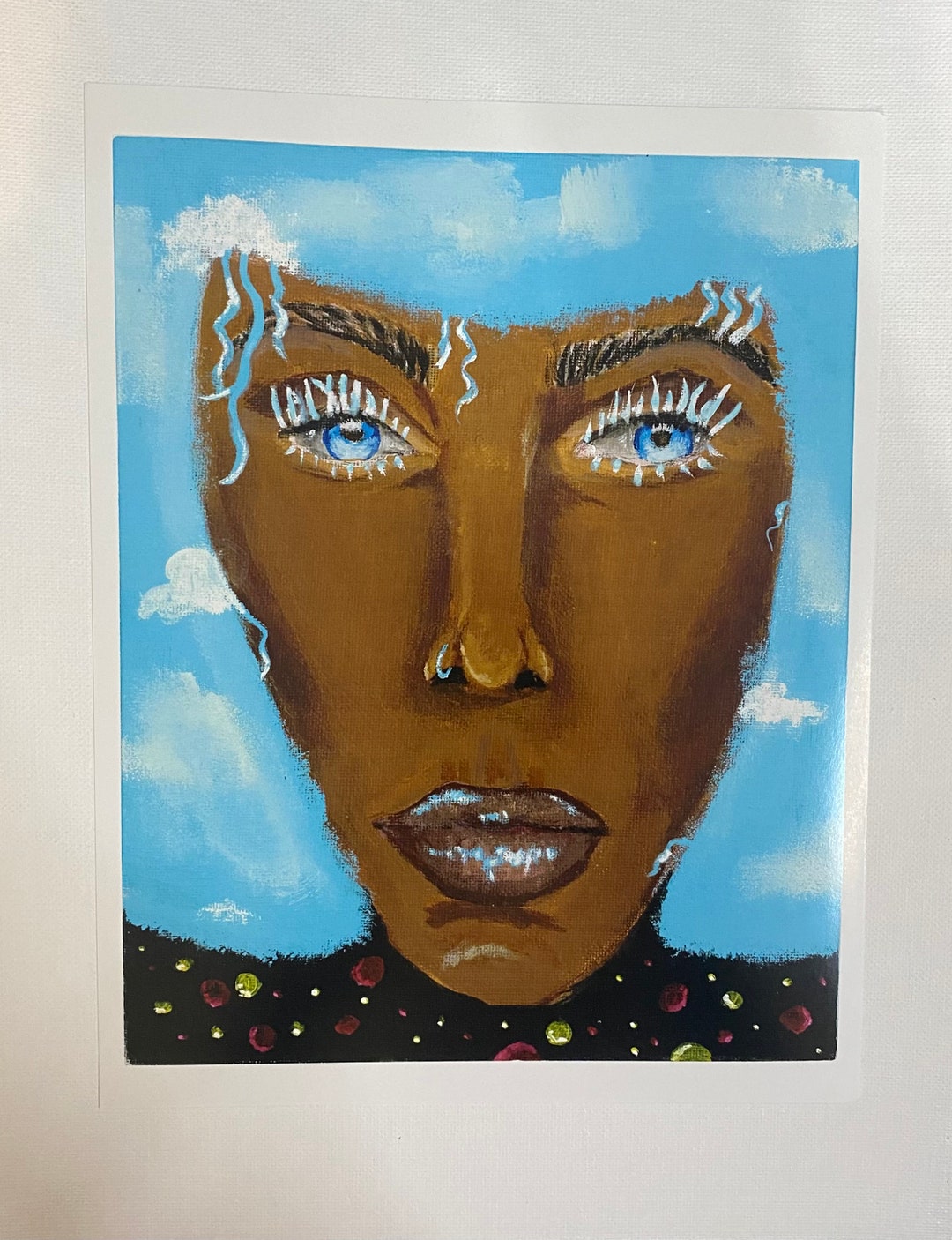 Wisdom Original Acrylic Art Gloss Cardstock Art Print Etsy