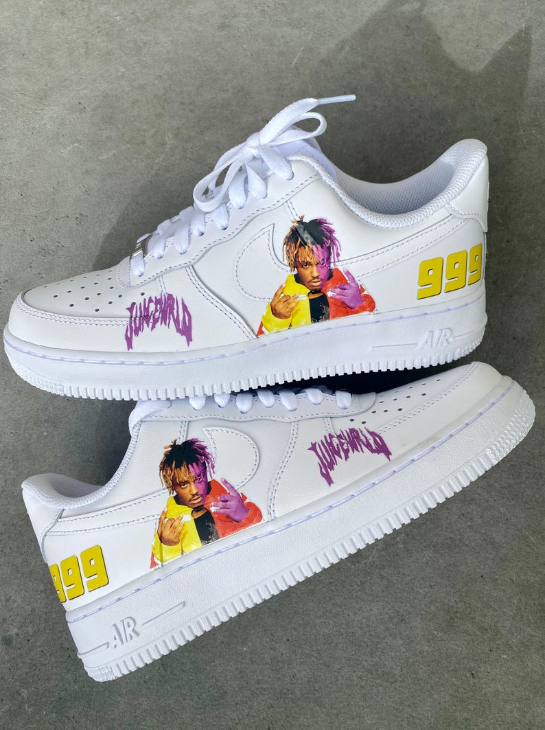 Juice World Custom Airforce 1s | Etsy