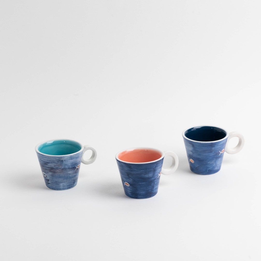 Handmade Ceramic Espresso Cup Housewarming Gift Animal Etsy