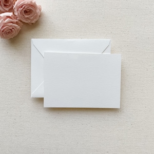 Blank Mini Enclosure Cards, Mini Note Cards, Optional Mini Envelopes, Small Enclosure Cards, Optional Small Envelopes