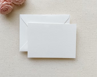 Blank Mini Enclosure Cards, Mini Note Cards, Optional Mini Envelopes, Small Enclosure Cards, Optional Small Envelopes