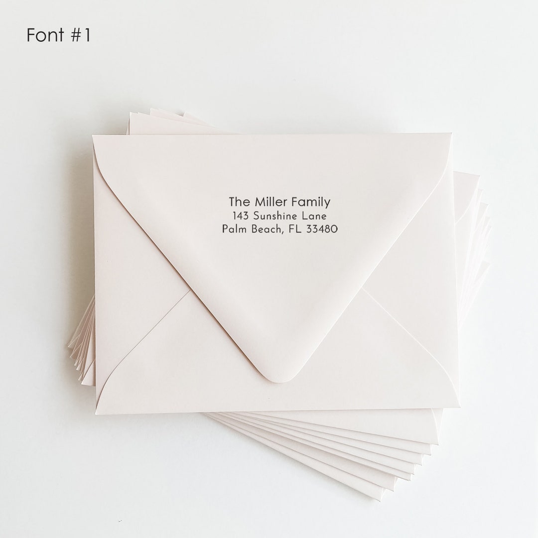 Custom Envelopes, Personalized Envelope Add-on, NOT SOLD SEPARATELY ...