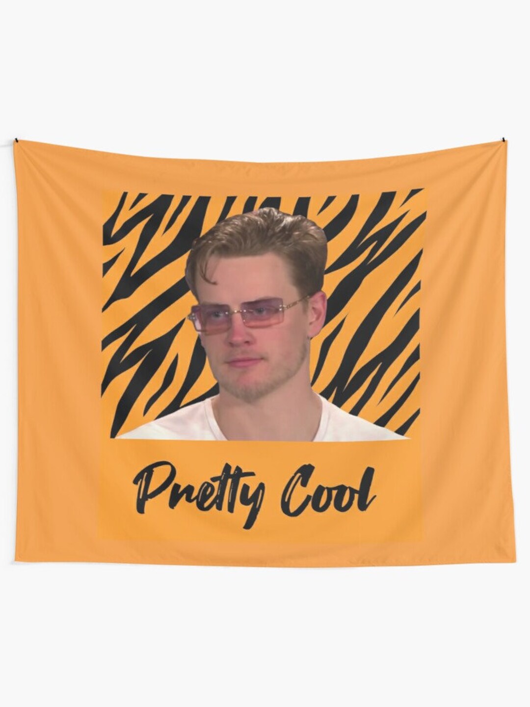 Joe Burrow Sunglasses Wall Tapestry Joe Burrow Tapestries Etsy