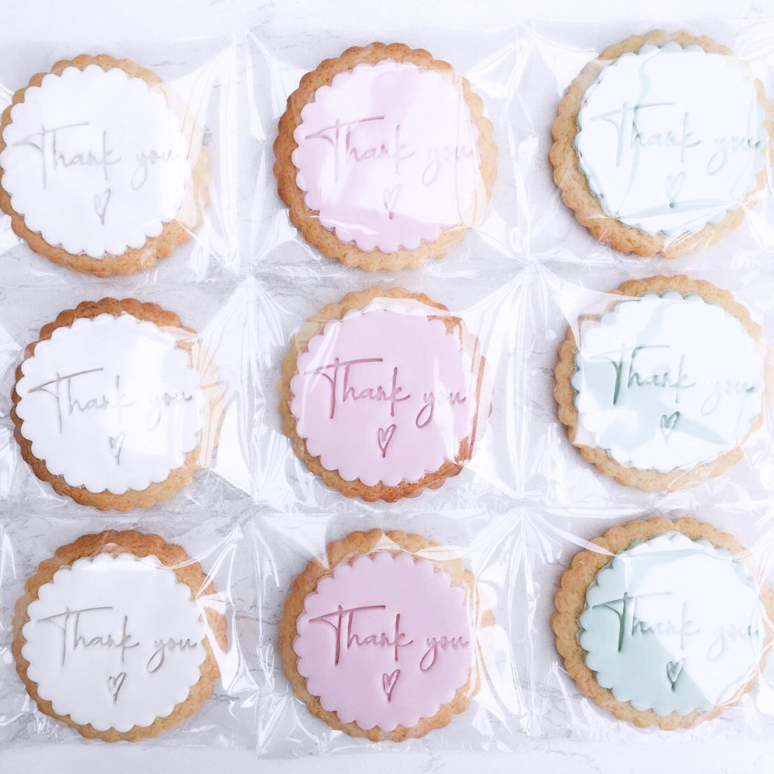 6 Thank You Biscuits Thank You Cookies Personalised Biscuits Etsy