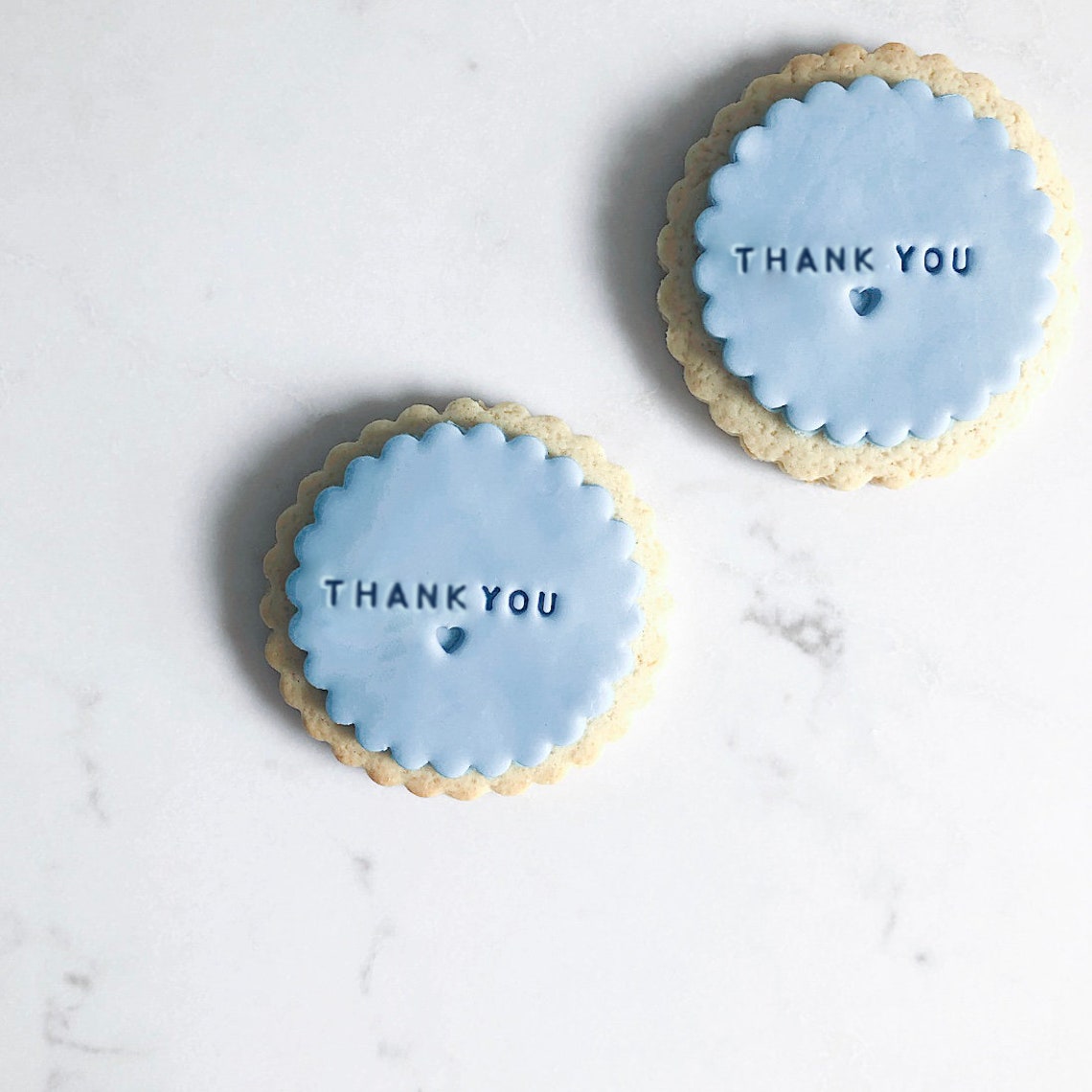 6 Thank You Biscuits Thank You Cookies Personalised Biscuits Etsy