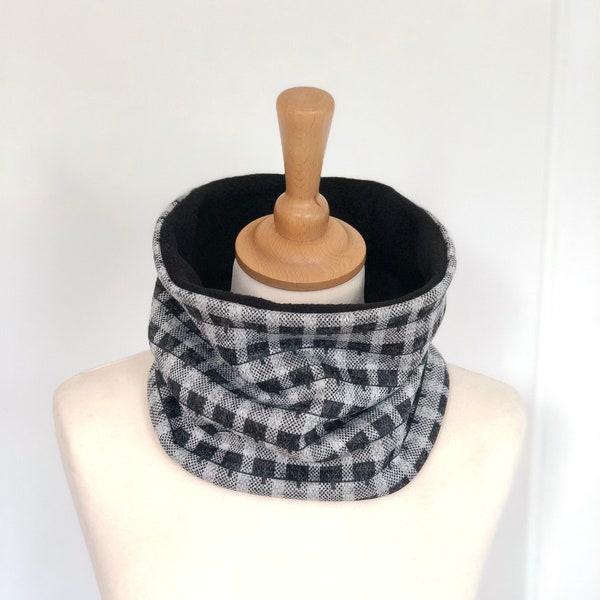 Jersey/ fleece snood/ tube scarf/ neck warmer