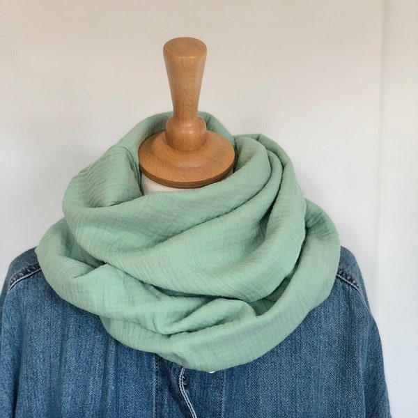 Infinity scarf/ double gauze infinity scarf