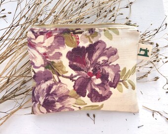 Zipper pouch/ cotton pouch