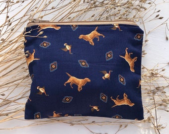 Zipper pouch/ cotton pouch