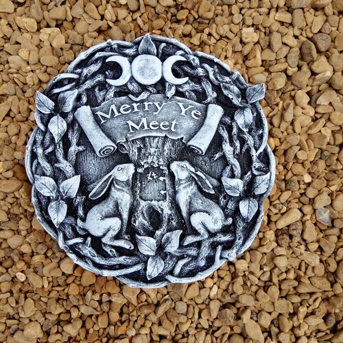 Sun & Moon Quality Stone Garden Wall Plaque Etsy UK