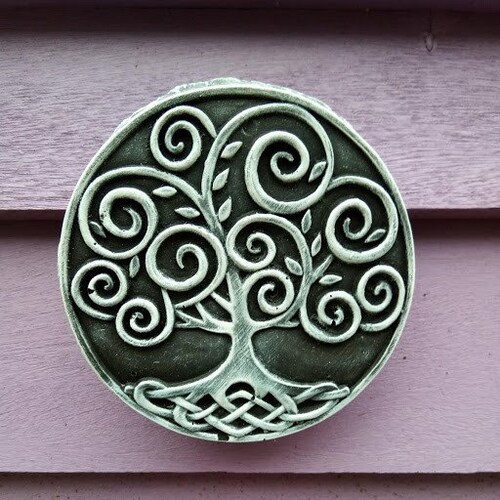 Tree of Life Celtic Knotwork Quality Stone Garden Wall Etsy UK