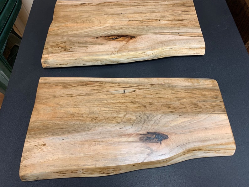 Maple Live Edge Board Etsy