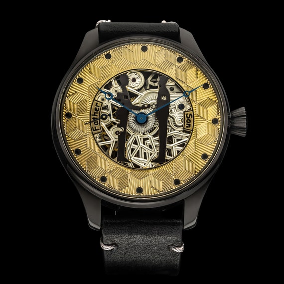 Skeleton watch Marriage watch Handmade watch Swiss