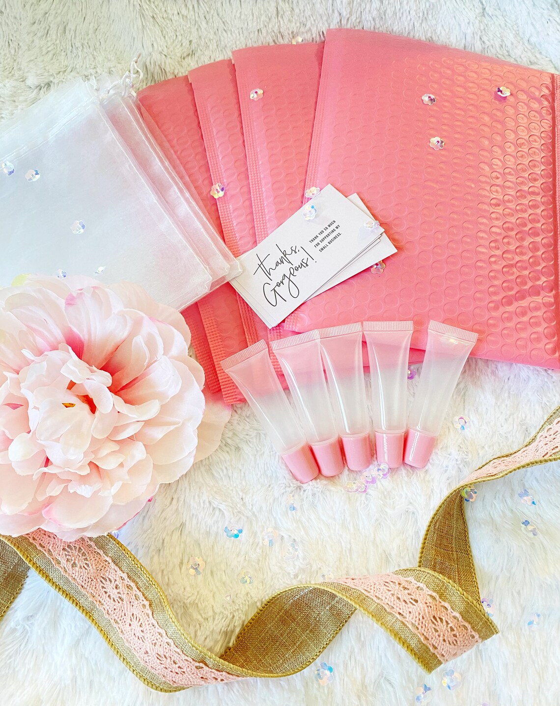 Lip Gloss Packaging Small Business Starter Kit Empty Etsy