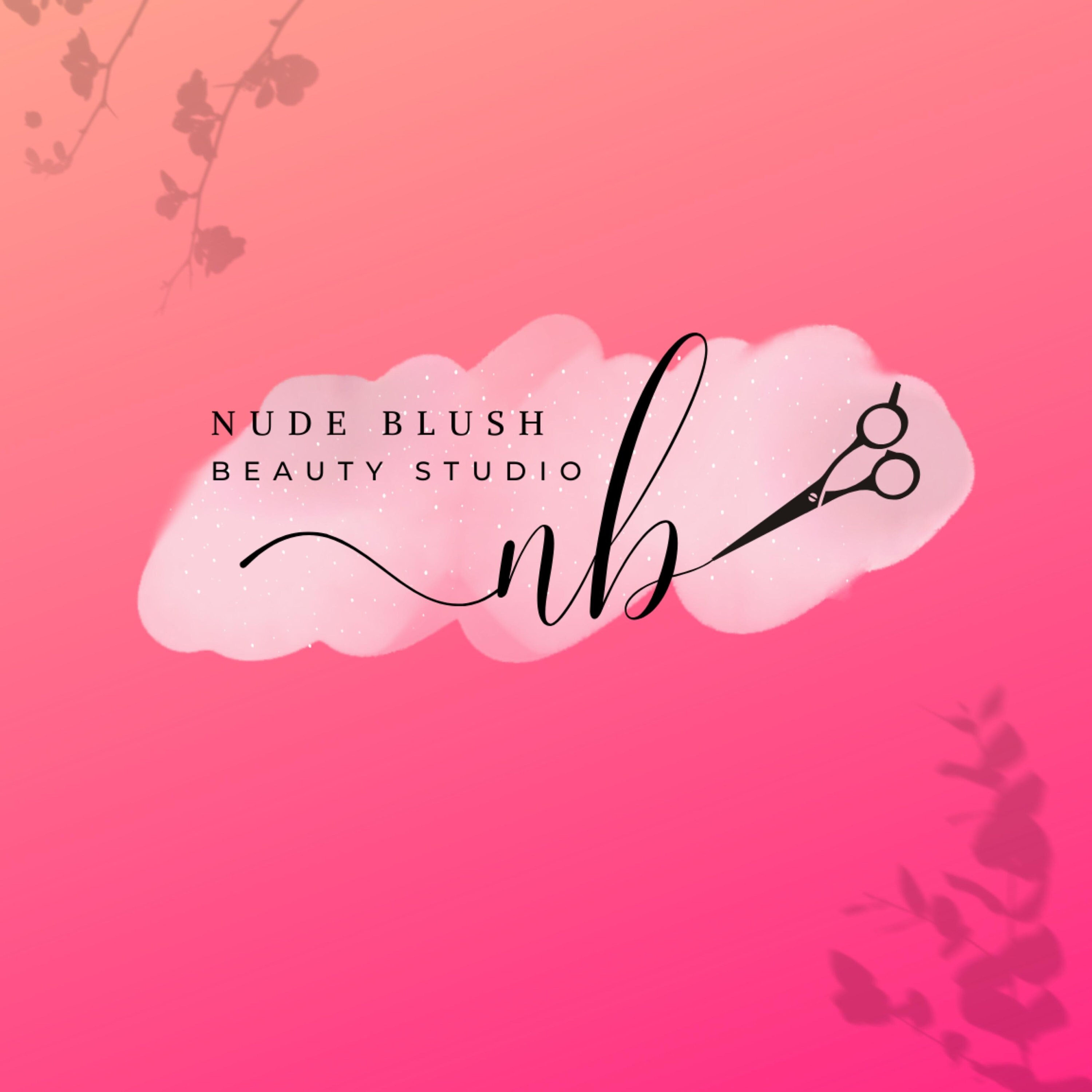 Modern Makeup Artist Logo, Elegant Hair Stylist Logo, DIY Logo, Beauty 