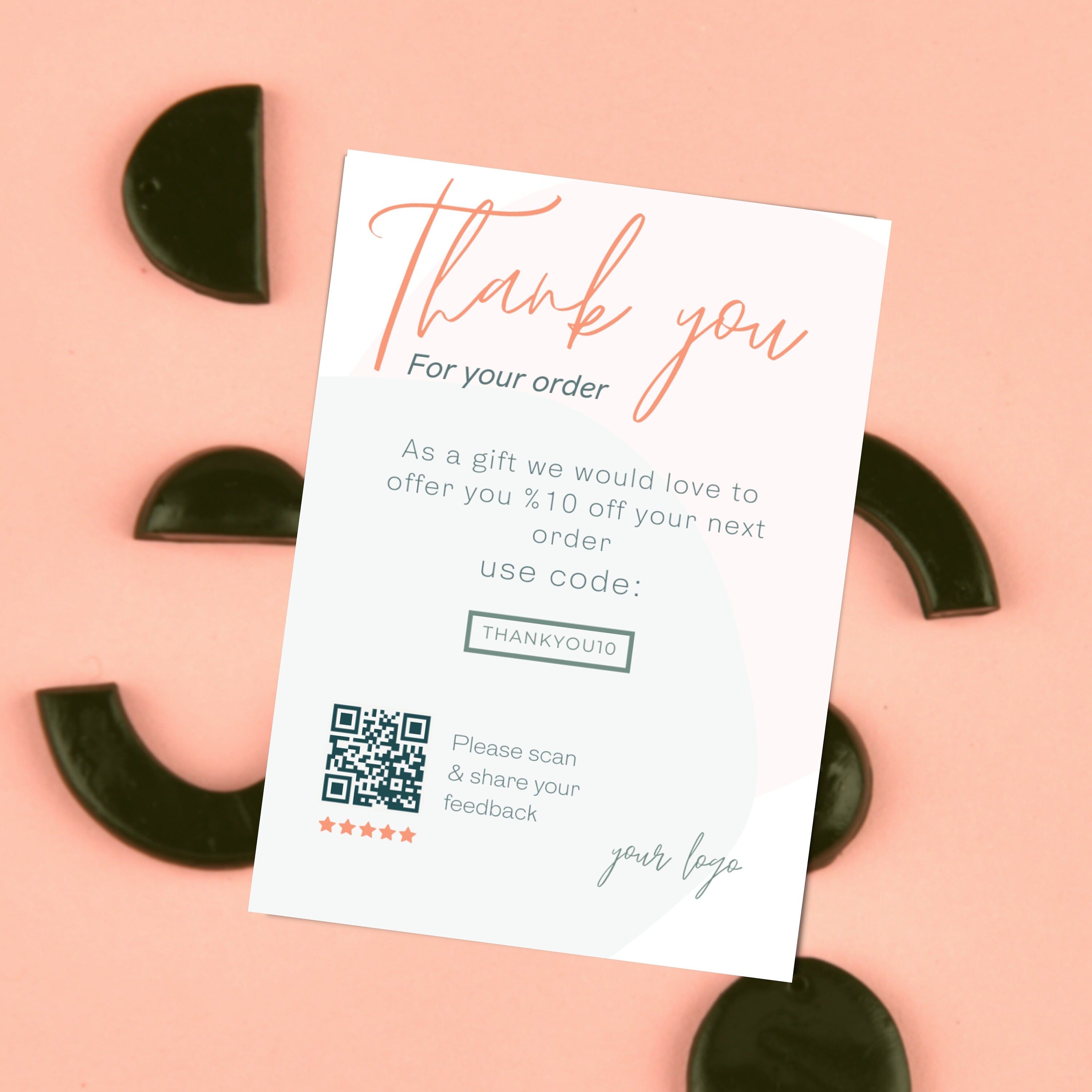 Clay Earring Care Card Design Polymer Clay Care Cards QR Etsy Australia