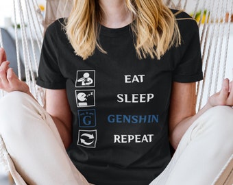 Camiseta inspirada en Genshin Impact