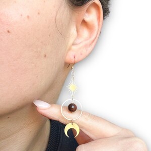 Kit Orecchini Perno Con Castone Swarovski Stella E Pendentini - Foto 3