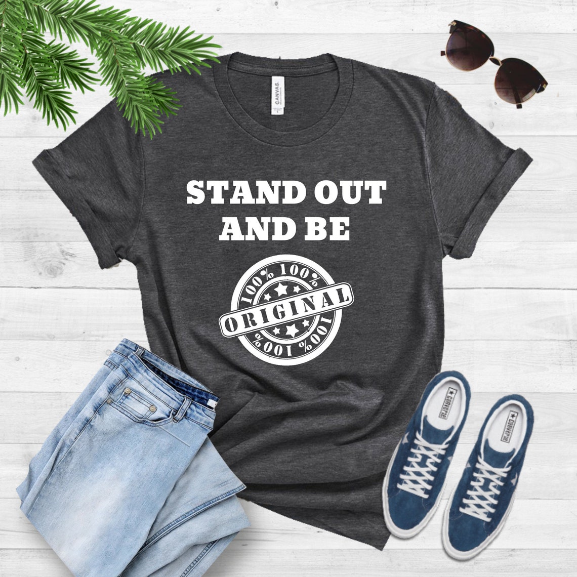Stand Out Be Original Motivational Shirt Motivational | Etsy