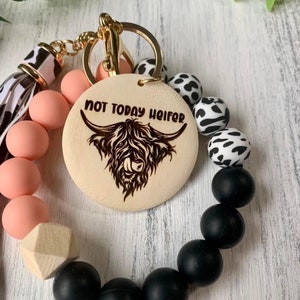 Highland Cow| Keychain Bracelet