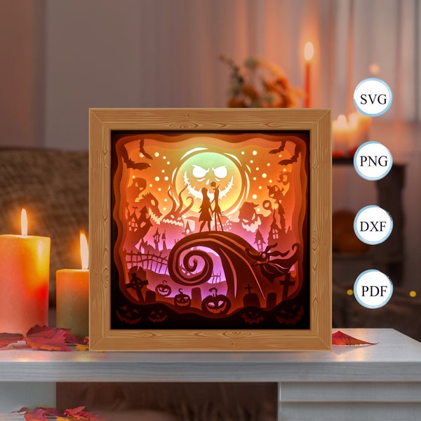 Nightmare Shadow Box Files, Paper Cut Light Box Template Files, Shadow Box Paper Cut, 3D Papercut Light Box SVG File DIY 2 Nightmare Shadow Box Files, Paper Cut Light Box Template Files, Shadow Box Paper Cut, 3D Papercut Light Box SVG File DIY 2
