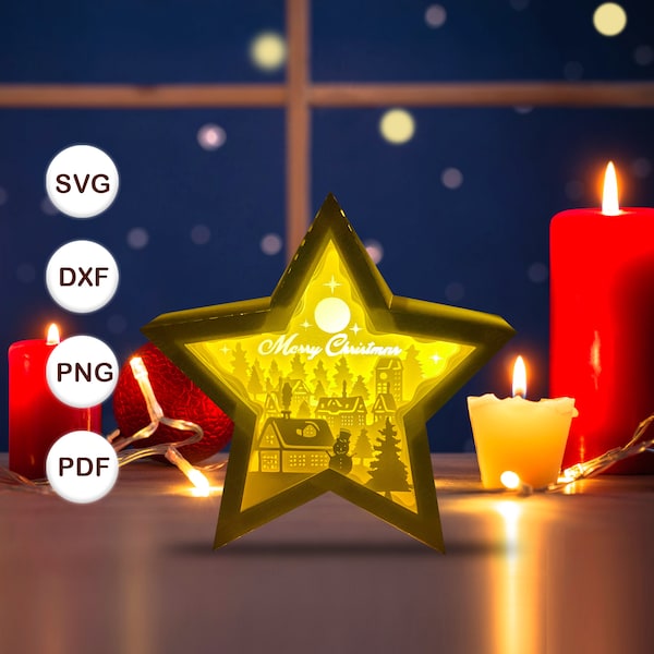 Christmas 4 Star Lamp Decoration, Christmas Star Lanterns Shadow Box SVG for Cricut Projects DIY, Shadow Box SVG Christmas 4 Star Lamp Decoration, Christmas Star Lanterns Shadow Box SVG for Cricut Projects DIY, Shadow Box SVG