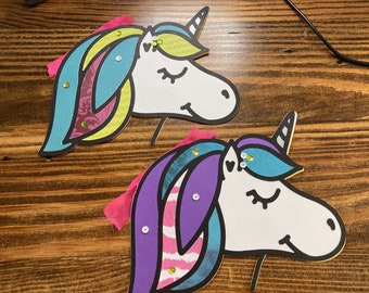 Tarjeta de cumpleaños de unicornio