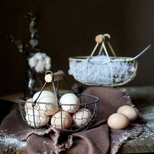 Wire Basket for Collecting Eggs 