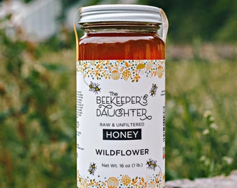 1LB Raw Wildflower Honey