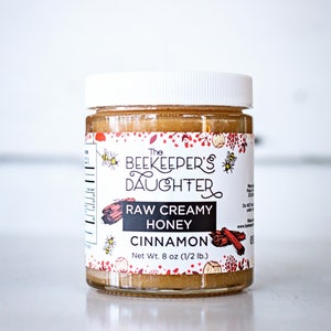 8oz. Raw Creamy Cinnamon Honey