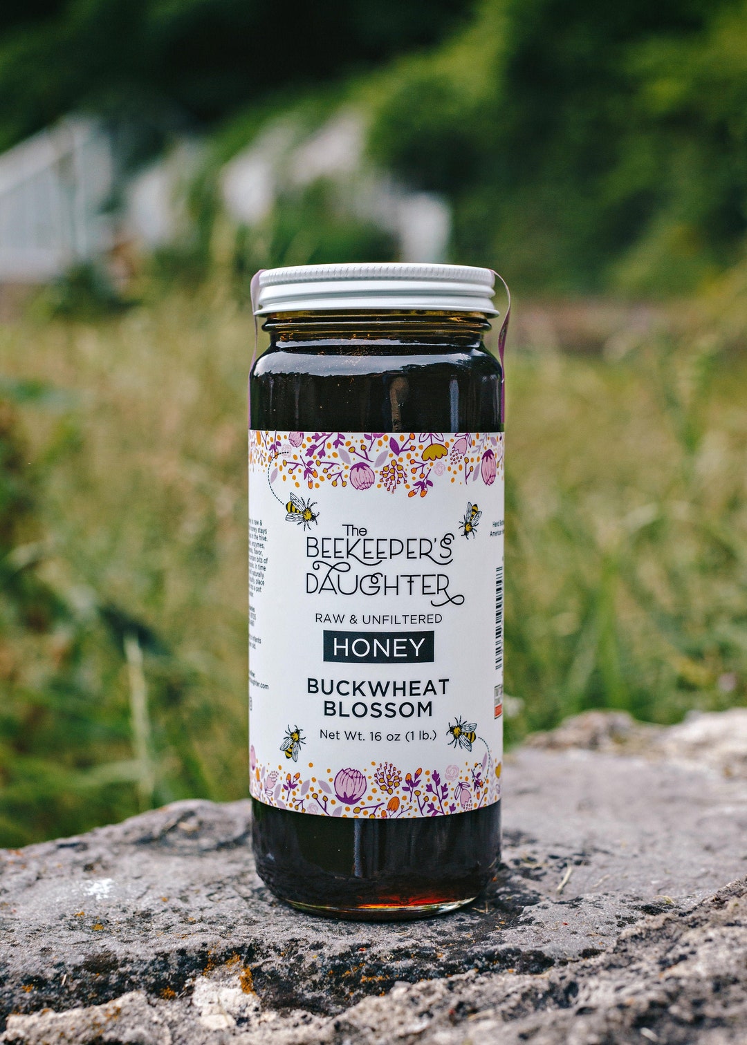 1LB Raw Buckwheat Blossom Honey Etsy