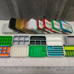 Lot of 10 #13 Seven Star Altoids Tin Tray Insert Organizer