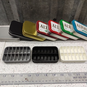 Seven Star Altoids Tin Tray Insert Organizer Art Storage Bugout 1 / 2 Week Pill Box AM PM w/ 14 slots with Days / Monday - Sunday