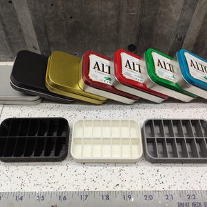 Seven Star Altoids Tin Tray Insert Organizer Art Storage Bugout 1 / 2 Week Pill Box AM PM w/ 14 slots with Days / Sunday - Saturday Layout