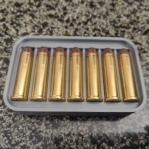 357 Magnum Ammo Insert - Seven Slot Altoids Tin Tray Organizer