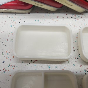 Seven Star SMALLS Altoids Tin Insert Organizer – 1 Slot, 2 Slot, 3 Slot, 4 Slot, 6 Slot - White 1 Slot White