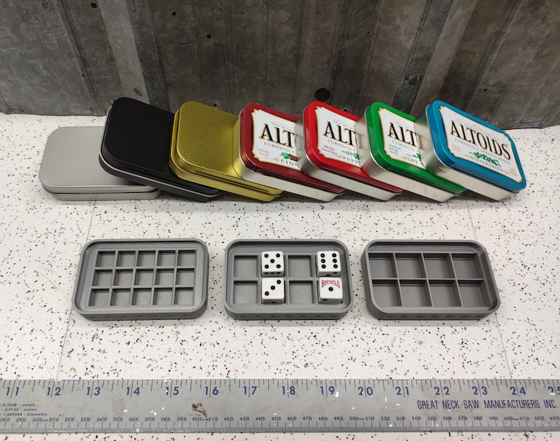 Seven Star Altoids Tin Tray Insert Board Game Farkle Yahtzee - Etsy