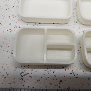 Seven Star SMALLS Altoids Tin Insert Organizer – 1 Slot, 2 Slot, 3 Slot, 4 Slot, 6 Slot - White 3 Slot ALT White