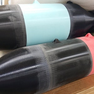 DIY Kit 3D Printed Military Inspired Army Air Force Bomb - Comes in 4 pieces ready to assembly, bodywork and paint 32&quot; Long - Free Shipping