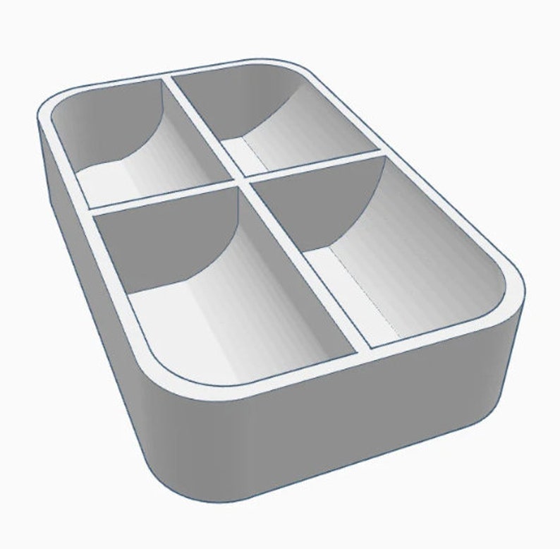 Seven Star SMALLS Altoids Tin Insert Organizer – 1 Slot, 2 Slot, 3 Slot, 4 Slot, 6 Slot - White bild 8