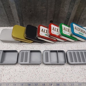 Seven Star Altoids Tin Tray Insert Phone Memory Card Tech Trail Cam Bugout Gift Organizer for Micro SD Storage - Made in USA