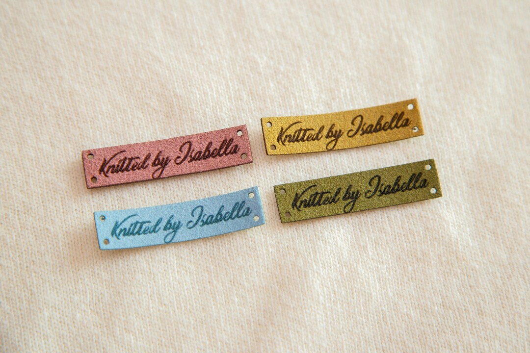 Amazing Clothing Faux Leather Labels. Personalized Tags. Branding ...